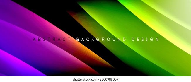 Dynamic trendy simple fluid color gradient abstract background with line effects. Vector Illustration For Wallpaper, Banner, Background, Card, Book Illustration, landing page