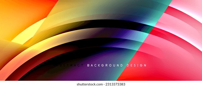 Dynamic trendy simple fluid color gradient abstract background with line effects. Vector Illustration For Wallpaper, Banner, Background, Card, Book Illustration, landing page