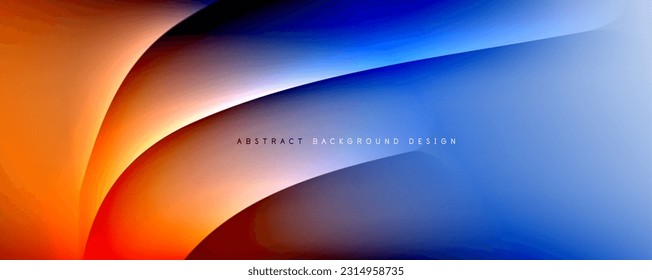 Fondo abstracto del degradado de color de fluido simple y dinámico con efectos de línea. Ilustración vectorial para fondo de escritorio, pancarta, fondo, tarjeta, ilustración del libro, página de inicio