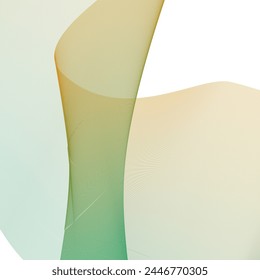Dynamischer, trendiger, einfacher, flüssiger Farbverlauf, abstrakter, kühler Hintergrund mit überlappenden Linieneffekten. Abbildung für Bildschirmhintergrund, Banner, Hintergrund, Karte, Buch, Pamphlet, Website. 2D-Darstellung.
