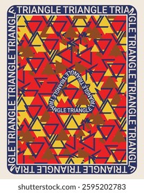Dynamic Triangle Forms: Abstract Art for Modern Spaces. Abstract art, Triangle art, Geometric abstraction, Minimalist art