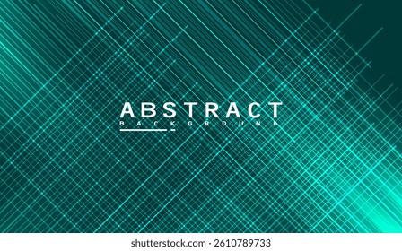 Dynamic Turquoise Grid Background with Geometric Line Patterns for Tech and Modern Designs, Ideal for Digital Art and Abstract Projects, Featuring Subtle Light Effects