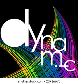 dynamic, typography, graphic, colors