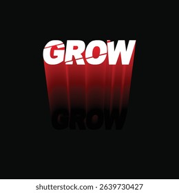 Dynamic Typography Illustration for Growth and Development