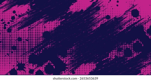 Dynamic Urban Sport Graffiti Background with Bold Neon Colors. Sporty Abstract Background with Brush Strokes and Grunge Texture Design Element.art