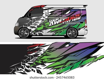 Dynamic Vector Car Wrap Designs: Eye-catching Graphics for Vehicles