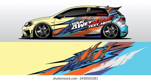 Dynamic Vector Car Wrap Designs: Eye-catching Graphics for Vehicles