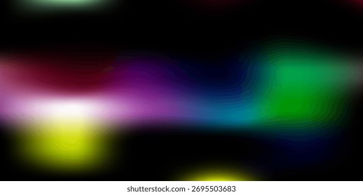 A dynamic vector design featuring a blend of geometric shapes, text elements, and a diverse color palette including CMYK, grayscale, and specific hues.