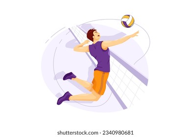  A Dynamic Vector Illustration Showcasing a Wide Array of Athletic Activities from Team Sports to Solo Pursuits