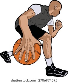 Ilustração vetorial dinâmica adequada para cartazes esportivos, materiais de treinamento, gráficos de equipe, conteúdo digital, mercadorias e projetos educacionais. 