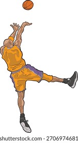 A dynamic vector illustration suitable for sports posters, training materials, team graphics, digital content, merchandise, and educational designs. 