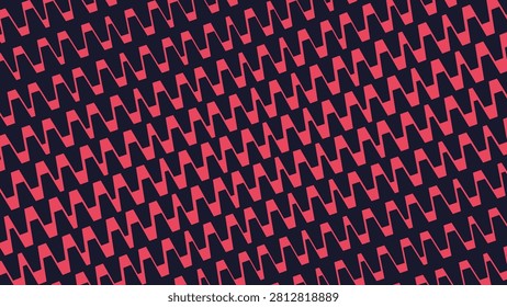 A dynamic vector seamless pattern background featuring repeating red and dark navy blue zigzag waves. This abstract geometric diagonal line design creates an energetic and modern look, perfect for textiles, wrapping paper, website backgrounds, retro covers, and creative digital wallpapers.
#ZigzagPattern #GeometricBackground #AbstractVector #SeamlessDesign #NavyAndRed #DiagonalLines #ModernWallpaper #TextilePattern #VectorGraphic #StockVector #CreativeBackdrop