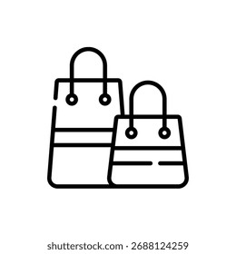 Vector dinámico de un entorno comercial, ideal para el comercio y la moda