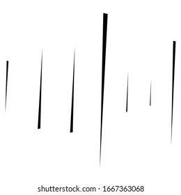 dynamic vertical parallel lines, stripes pattern. straight streaks, strips element. linear, lineal pattern. line half-tone element