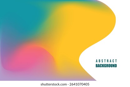 a dynamic and vibrant abstract background design, dominated by bold and contrasting color gradients, exuding energy, freshness, and modernity.
