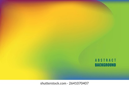 a dynamic and vibrant abstract background design, dominated by bold and contrasting color gradients, exuding energy, freshness, and modernity.
