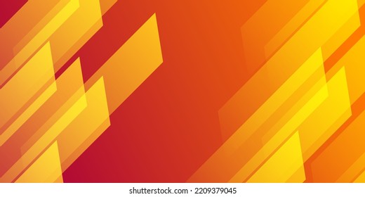 Dynamic vibrant abstract orange color stripe on gradient background