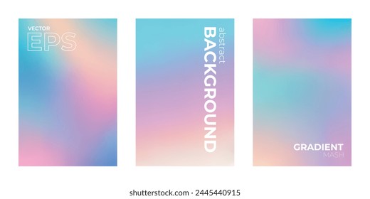 Dynamic Vibrant Bl Pastel Colors Gradient Background Pattern