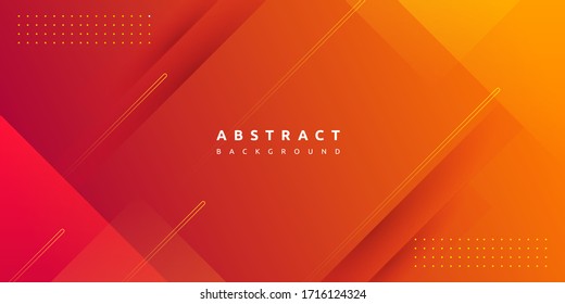 Dynamic vibrant colorful gradient orange background