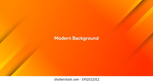 Dynamic vibrant colorful gradient orange background