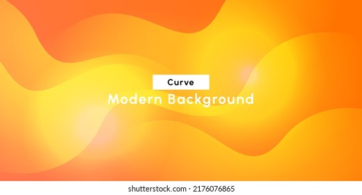 Dynamic vibrant colorful gradient orange background