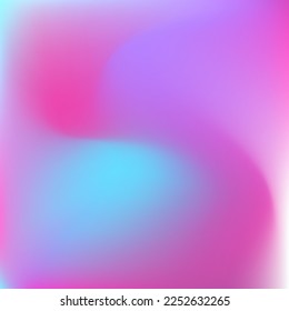 Dynamic Vibrant Liquid Pink Water Gradient Backdrop. Vivid Wavy Curve Cold Bright Swirl Gradient Mesh. Fluid Color Blurred Colorful Blurry Texture. Sky Multicolor Pastel Neon Light Wallpaper.