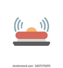 Dynamic Vibration Plate Icon for Workouts. Design of Fitness and Gym Icons.