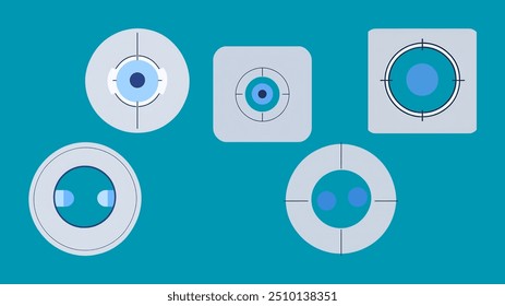 Dynamic view icon for toggling between different layouts. Ideal for customizable user interfaces in apps or web platforms