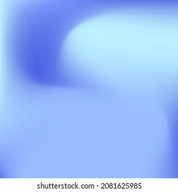 Dynamic Vivid Curve Fluid Color Swirl Gradient Mesh. Cold Liquid Indigo Dark Pastel Wallpaper. Colorful Blue Wavy Bright Vibrant Blurry Texture. Light Ocean Water Blurred Sky Gradient Backdrop.