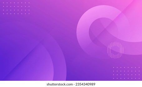 Dynamic vivid pink abstract with colorful gradient background. Circle shapes composition Space. Suit for business, corporate, institution, conference, party, festive, seminar