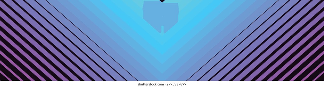 Dynamic Vshape blue gradient lines.