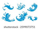 Dynamic Water Splash Designs A Collection of Bold, Fluid Artworks