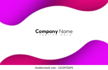Dynamic wave and color company name abstract background, colorful gradient