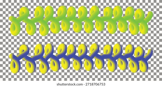 Onda dinámica de manchas líquidas de colores con diseño de gradiente moderno contra la transparencia