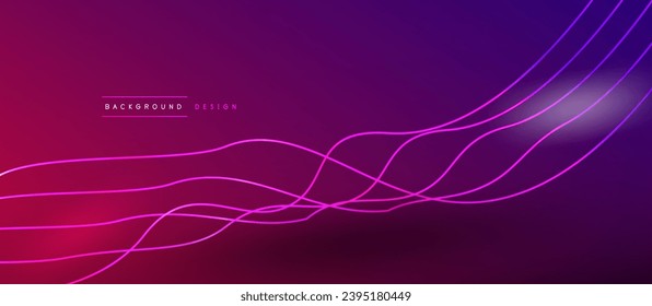 Dynamic wave geometric design. Vector Illustration For Wallpaper, Banner, Background, Card, Book Illustration, landing page