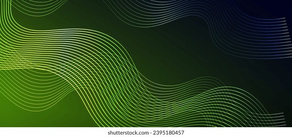 Dynamic wave geometric design. Vector Illustration For Wallpaper, Banner, Background, Card, Book Illustration, landing page