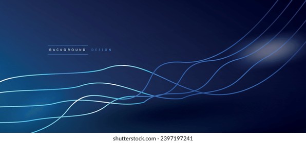 Dynamic wave geometric design. Vector Illustration For Wallpaper, Banner, Background, Card, Book Illustration, landing page