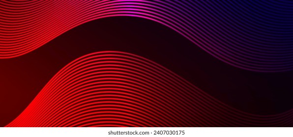 Dynamic wave geometric design. Vector Illustration For Wallpaper, Banner, Background, Card, Book Illustration, landing page