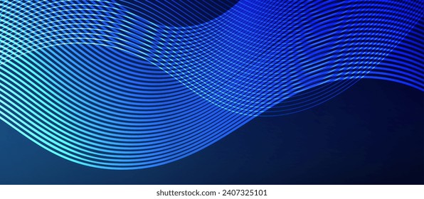 Dynamic wave geometric design. Vector Illustration For Wallpaper, Banner, Background, Card, Book Illustration, landing page