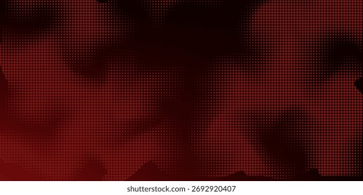 Onda dinámica de puntos brillantes. Fondo futurista para el diseño de la presentación. Pantalla panorámica 3d. Ilustración vectorial.