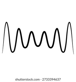 Dynamic wave illustration showing frequency changes and amplitude modulation