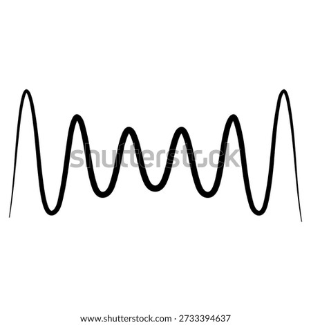 Dynamic wave illustration showing frequency changes and amplitude modulation