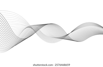 Dynamic wave line abstract background design.