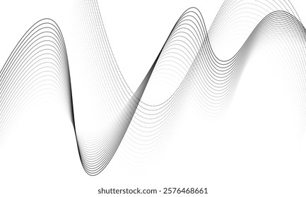 Dynamic wave line abstract background design.