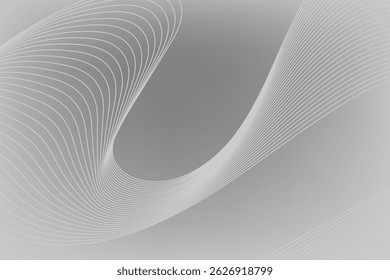 O plano de fundo do padrão de onda dinâmico flui suavemente com o layout.