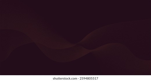 Dynamic wave pattern. Modern flowing wavy lines. Futuristic technology concept. 