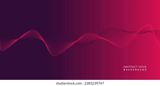 dynamic wave pattern vector data visualization