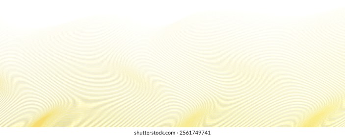 Dynamic wave yellow and orange color wavy stylish banner design vector. Ideal for advertisements, brochures, and presentation