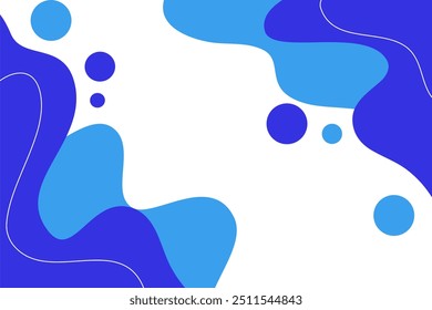 Dynamic waves abstract fluidity background design