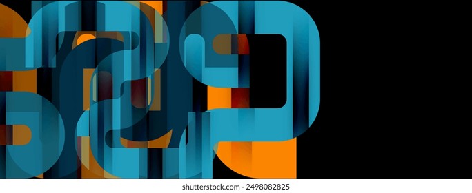 Ondas dinámicas, líneas fluidas, rayas Vector Elementos geométricos patrón mínimo. Ilustración vectorial para el Fondo de pantalla, Anuncio, fondo, tarjeta, ilustración del libro, landing page